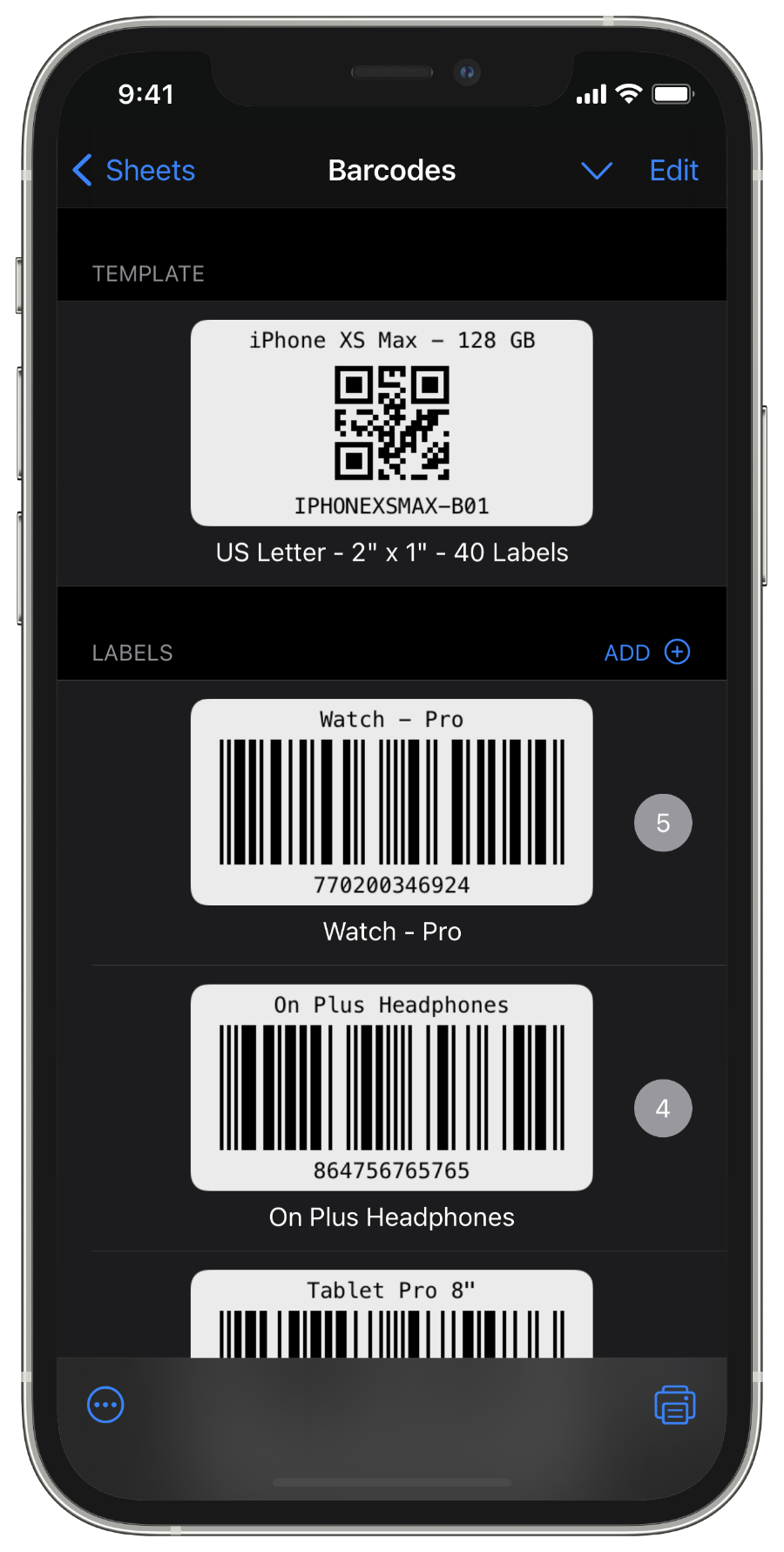label barcode maker
